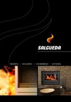 SALGUEDA E355 - CHIMENEA TIGRIS TURBO ANCHO 100,5CM  Ø200MM 14KW