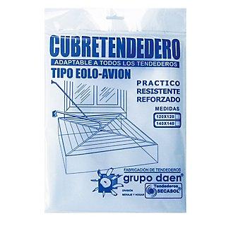 DAEN 992 - CUBRE-TENDEDERO 1,40 X 1,40 MT. PLASTICO TRANSPARENTE