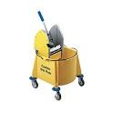 Limpieza 04201 - CUBO JET AMARILLO 25 LITROS C/ RUEDAS + PRENSA PROFESIONAL