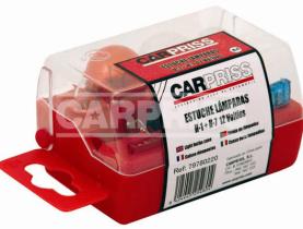 CARPISS 79780220 - ESTUCHE JUEGO LAMPARAS H-1+H-7 12 VOLTIOS.