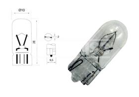 CARPISS 79780272 - LAMPARA TABLERO/POSICION 12V 5W (CAJA 10 UDS.).