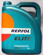 Aceites REPSOLELITE5W40COMPE - ACEITE REPSOL ELITE 5W40 COMPETICION  5L.