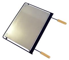 ZORRO 71611 - PLANCHA BARBACOA INOX. 56X41 CMS.