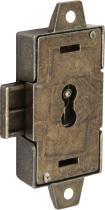 ZORRO 78050 - CERRADURA LATON CUERO 55X30 MM. CON LLAVE