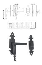 ZORRO 73941D - CIERRE PRESION SALOMONICO DERECHA PLACA 25X90 MM.