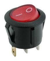 ELECTRO DH 11478IL - INTERRUPTOR BASCUL. 6A 250V LUMINOSO ROJO TALADRO Ø20MM