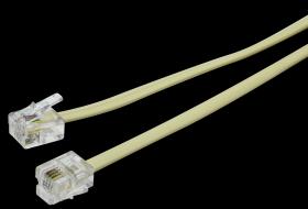 ELECTRO DH 390804210BP - CABLE TELEFONICO 4C MARFIL 2,10 MTR.