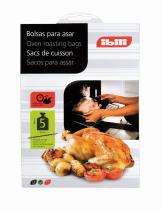 IBILI 753700 - SET 5 BOLSAS PARA POLLO 25X38 CM