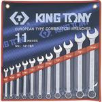 KING TONY 1211SR - ESTUCHE DE LLAVES COMBINADAS 1/4"-1