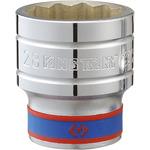 KING TONY 433013M - VASO 1/2"BI-HEXAGONAL 13MM