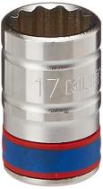 KING TONY 433017M - VASO 1/2"BI-HEXAGONAL 17MM