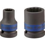 KING TONY 453019M - VASO DE IMPACTO 1/2"BI-HEXAGONAL 19