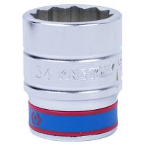 KING TONY 633034M - VASO 3/4"BI-HEXAGONAL 34MM