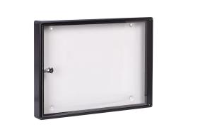 ARREGUI PAN44 - PANEL ANUNCIOS Alumnio NEGRO 2 HOJAS  Din A4