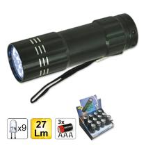 JBM 51325 - LINTERNA 9 LEDS CON PILAS INCLUIDAS