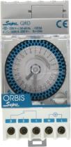 ORBIS OB290232N - INTERRUPTOR HORARIO MODULAR SUPRA QRD 230 V