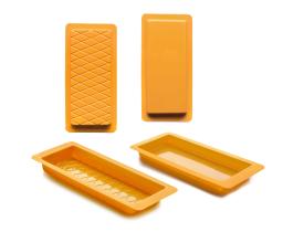 IBILI 793500 - SET 2 MOLDES TURRON LISO+ROMBOS