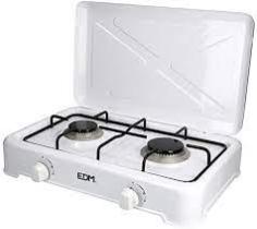 EDM 07420 - Cocina de Gas Esmaltada con 2 Fuegos