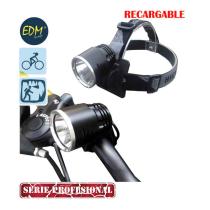 EDM 36110 - LINTERNA RECARGABLE CON DOBLE FUNCION CABEZA Y BICICLETA CON