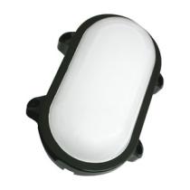 ELECTRO DH 81770N - APLIQUE OVAL LED. NEGRO. 15W. IP65. DIA.