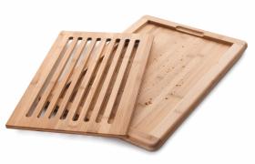 Lacor menaje y hogar 60487 - TABLA CORTE PAN BAMBU 40X30X2