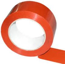 CREPE PLASTICOS  BURBUJA Y CARTON PRECINTO66NARANJA - PRECINTO NARANJA 50MM X 66 METROS