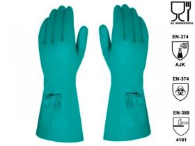 JUBA 821 - GUANTES DE NITRILO CON TRATAMIENTO BACTERICIDA - INTERFACE