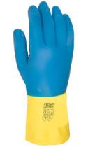 JUBA 322 - GUANTE BICOLOR DE LATEX NEOPRENO PESADO FLOCADO"CONQUEROR II