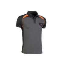 JUBA 964 - POLO TOP RANGE COOL WAY 964 MANGA CORTA NEGRO/NARANJA JUBA