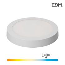 EDM 31594 - DOWNLIGHT SUPERFICIE REDONDO BLANCO LED 20W 6400K LUZ FRIA