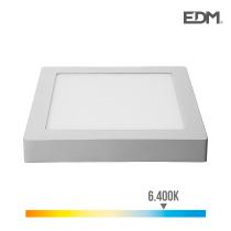 EDM 31597 - AGOTADO *OF.NETO*DOWNLIGHT SUPERFICIE CUADRADO LED MARCO CRO