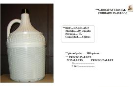 ARDOSIA GP5 - GARRAFON 5L VIDRIO FORRADO PLASTICO