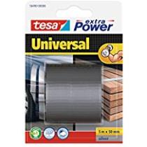 TESA 564900000601 - EXTRA POWER UNIVERSAL - BLISTER - 5M 5M X 50MM PLATA