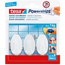 TESA 575330001701 - GANCHOS S OVAL BLANCO