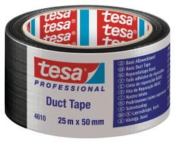 TESA 046100000301 - BASIC DUCT TAPE 25 X 50 BLACK