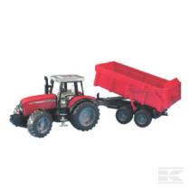 KRAMP AGRI U02045 - TRACTOR CON REMOLQUE MF7480