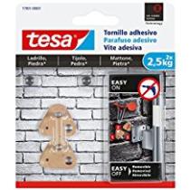 TESA 779010000100 - SMS TORNILLO ADHESIVO TRIANGULO HASTA 2,5KG LADRILLO/PIEDRA