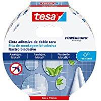 TESA 777450000100 - SMS CINTA D/C POWERBOND 5X19MM RESIST A LA HUMIDAD