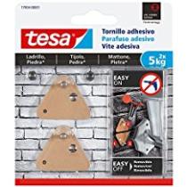 TESA 779040000100 - SMS TORNILLO ADHESIVO TRIANGULO HASTA 5KG LADRILLO/PIEDRA