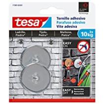 TESA 779090000100 - SMS TORNILLO ADHESIVO REDONDO HASTA 10KG LADRILLO/PIEDRA