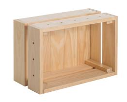 ASTIGARRAGA HOME0399 - CAJA DE PINO MACIZO S/B 38,4X16,5X28CM