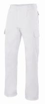 VELILLA CONFECCION 3457 - PANTALON MULTIBOLSILLO BLANCO