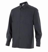 VELILLA CONFECCION 5290 - CAMISA MANGA LARGA NEGRA