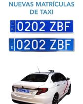 SALUDES MATRICULAAZUL - MATRICULA HOMOLADA AZUL PARA TAXI