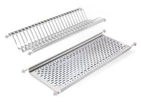 EMUCA 8254565 - JGO. ESCURREPLATOS + VASOS + BANDEJA RECOGE AGUA  M80 INOX