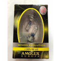 AMOLUX 7792EVO - PACK 2 LAMP. H-7 12V 55W EVOLUTION +150% DE LUZ