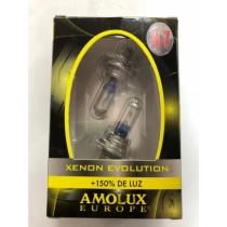 AMOLUX 7752EVO - PACK 2 UNIDADES H7 24V 150% LUZ