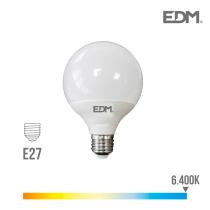 EDM 98802 - BOMBILLA GLOBO LED Ø 125 MM E27 15W 1521 LM 6400K LUZ FRIA