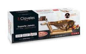 3 Claveles 01736 - Soporte Jamonero Giratorio Plegable