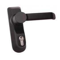 CISA 107078680 - MANIVELA PUERTA ANTIPANICO MANIVELA Y LLAVE EXTERIOR NEGRO